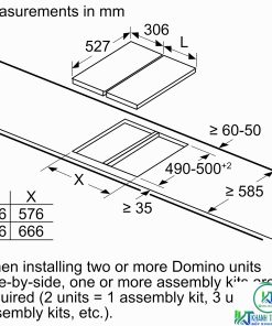 BẾP NƯỚNG DOMINO BOSCH PKY475FB1E SERIE 6 TEPPANYAKI - 32 BẾP NƯỚNG DOMINO BOSCH PKY475FB1E SERIE 6 TEPPANYAKI - 31