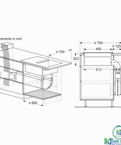 BẾP TỪ KẾT HỢP HÚT MÙI BOSCH PVQ731F15E SERIE 6 BỐN VÙNG NẤU - 58 BẾP TỪ KẾT HỢP HÚT MÙI BOSCH PVQ731F15E SERIE 6 BỐN VÙNG NẤU - 57