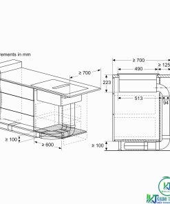 BẾP TỪ KẾT HỢP HÚT MÙI BOSCH PVQ731F15E SERIE 6 BỐN VÙNG NẤU - 56 BẾP TỪ KẾT HỢP HÚT MÙI BOSCH PVQ731F15E SERIE 6 BỐN VÙNG NẤU - 55