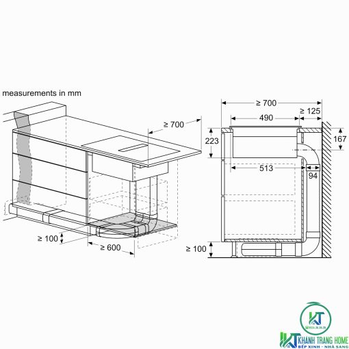 BẾP TỪ KẾT HỢP HÚT MÙI BOSCH PVQ731F15E SERIE 6 BỐN VÙNG NẤU - 19