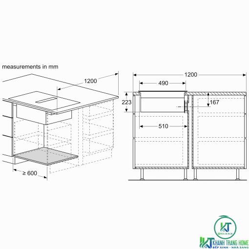 BẾP TỪ KẾT HỢP HÚT MÙI BOSCH PVQ731F15E SERIE 6 BỐN VÙNG NẤU - 17
