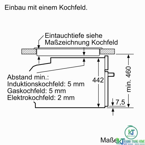 LÒ HẤP ÂM TỦ BOSCH CDG634AB0 SERIE 8 38L AUTOPILOT 20 - 11
