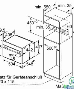LÒ HẤP ÂM TỦ BOSCH CDG634AB0 SERIE 8 38L AUTOPILOT 20 - 26 LÒ HẤP ÂM TỦ BOSCH CDG634AB0 SERIE 8 38L AUTOPILOT 20 - 25