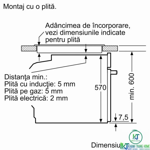 LÒ NƯỚNG ÂM TỦ BOSCH HBA534EB0 SERIE 4 71 LÍT ECOCLEAN - 13