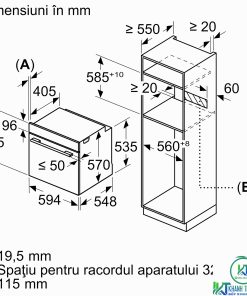 LÒ NƯỚNG ÂM TỦ BOSCH HBA534EB0 SERIE 4 71 LÍT ECOCLEAN - 31