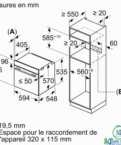 LÒ NƯỚNG ÂM TỦ BOSCH HBA5360B0 SERIE 6 71L ECOCLEAN - 36 LÒ NƯỚNG ÂM TỦ BOSCH HBA5360B0 SERIE 6 71L ECOCLEAN - 35