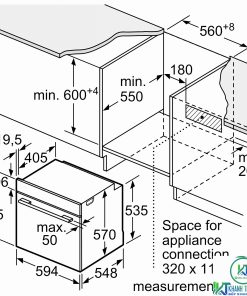 LÒ NƯỚNG ÂM TỦ BOSCH HBA5360B0 SERIE 6 71L ECOCLEAN - 30 LÒ NƯỚNG ÂM TỦ BOSCH HBA5360B0 SERIE 6 71L ECOCLEAN - 29