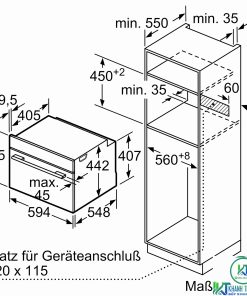 LÒ NƯỚNG KÈM HẤP BOSCH CSG636BS3 SERIE 8 47L ÂM TỦ - 40 LÒ NƯỚNG KÈM HẤP BOSCH CSG636BS3 SERIE 8 47L ÂM TỦ - 39
