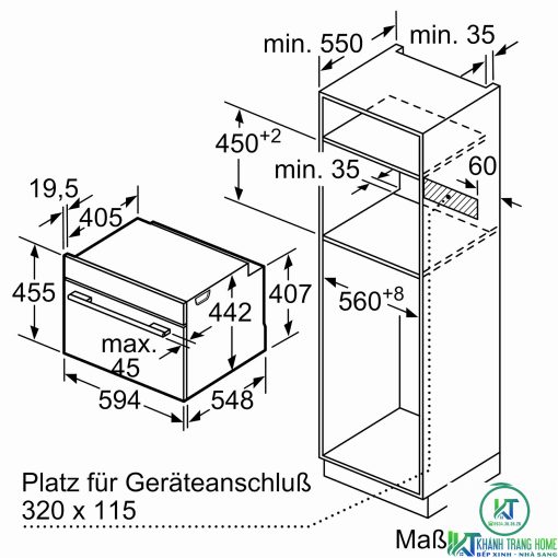 LÒ NƯỚNG KÈM HẤP BOSCH CSG636BS3 SERIE 8 47L ÂM TỦ - 19
