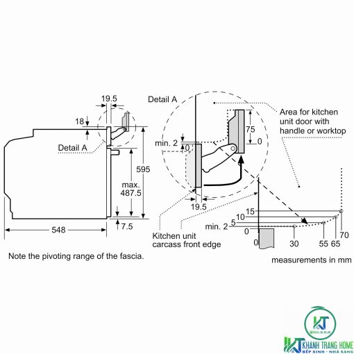LÒ NƯỚNG KÈM HẤP BOSCH HSG636BB1 SERIE 8 71L ÂM TỦ - 19