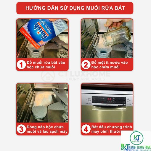 MUỐI RỬA BÁT FINISH 4KG CHÍNH HÃNG - 3