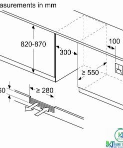 TỦ RƯỢU CỬA KÍNH ÂM TỦ KUW20VHF0G SERIE 6 58 LÍT - 27