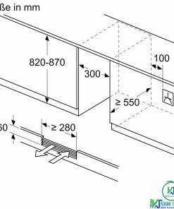 TỦ RƯỢU CỬA KÍNH ÂM TỦ KUW20VHF0 SERIE 6 58 LÍT - 25