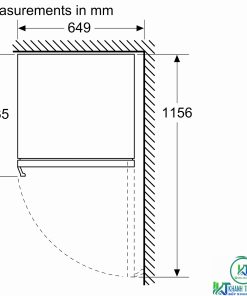TỦ RƯỢU CỬA KÍNH ÂM TỦ KUW21AHG0G SERIE 6 120 LÍT - 24 TỦ RƯỢU CỬA KÍNH ÂM TỦ KUW21AHG0G SERIE 6 120 LÍT - 23
