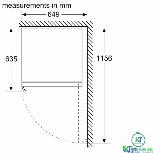TỦ RƯỢU CỬA KÍNH ÂM TỦ KUW21AHG0G SERIE 6 120 LÍT - 11