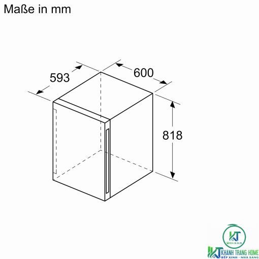 TỦ RƯỢU CỬA KÍNH KWK16ABGA SERIE 6 120 LÍT - 17
