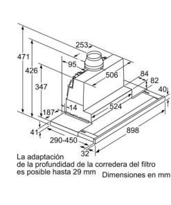 MÁY HÚT MÙI ÂM TỦ BOSCH DFS097K51 SERIE 8 - 79 MÁY HÚT MÙI ÂM TỦ BOSCH DFS097K51 SERIE 8 - 78