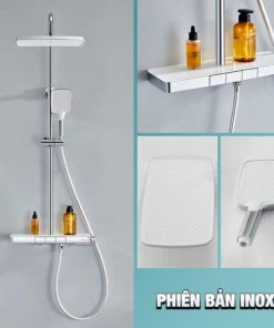 Bộ sen tắm cao cấp Enic TC - MÀU INOX