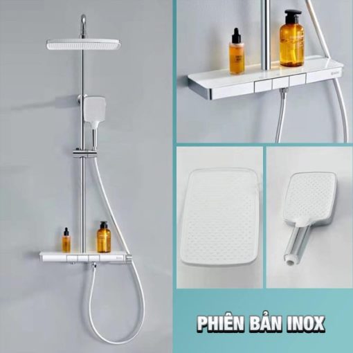 Bộ sen tắm cao cấp Enic TC - MÀU INOX - 1