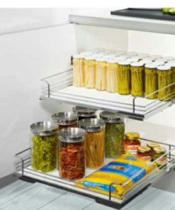 Rổ kéo lọt lòng, cửa bản lề rộng Kessebohmer 450mm 540.26.264