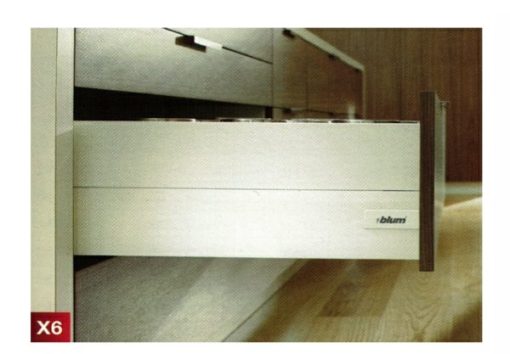 Ray hộp Blum Tandembox X6 Màu trắng 50kg 551.24.750 - 1
