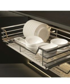 Kệ chén đĩa Hafele kèm ống đựng đũa 900mm 549.08.154