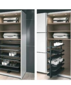 Kệ để giày màu trắng cao 1000mm Hafele 806.22.700