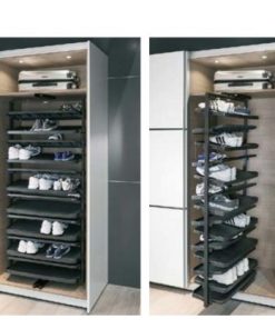 Kệ để giày màu đen cao 1680mm Hafele 806.22.401