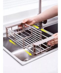 Rổ inox gác bồn rửa rút gọn Maadela DN-01 - 13