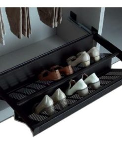 Kệ giày bằng kim loại Häfele 600mm màu nâu 807.95.161