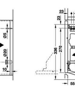 Phụ kiện kệ giày 3 ngăn Häfele 892.14.253 - 11