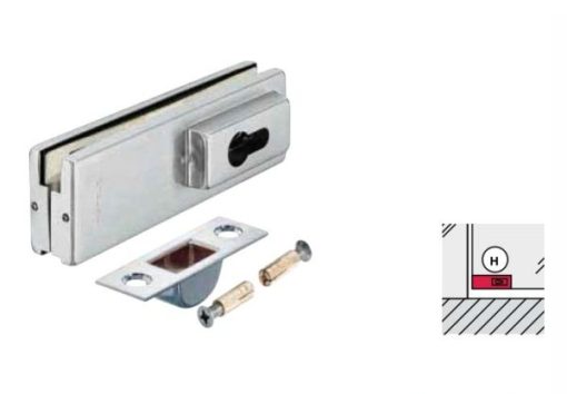 Kẹp khóa sàn inox bóng 981.00.401 - 1