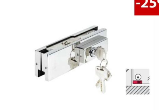 Kẹp khóa sàn Inox bóng 981.00.660 - 1