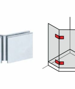 Kẹp kính – kính 135 độ Häfele 981.00.572