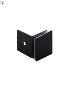 Kẹp Tường – Kính 90 độ màu đen Hafele 981.00.563