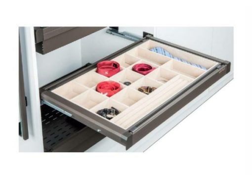 Khay đựng trang sức Hafele 800mm màu nâu 807.95.103 - 1