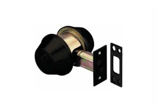 Khóa cóc 2 đầu chìa Hafele màu đen 911.64.384 - 1
