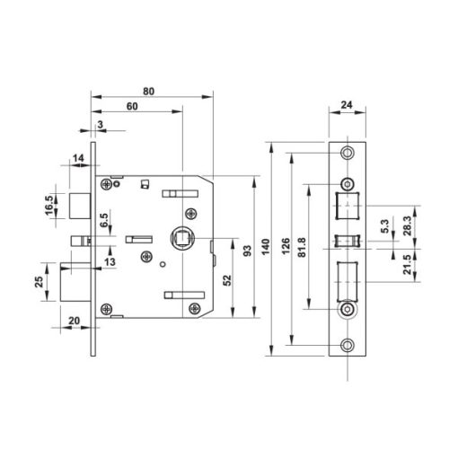 Khóa điện tử Hafele DL7000 912.05.497 - 9