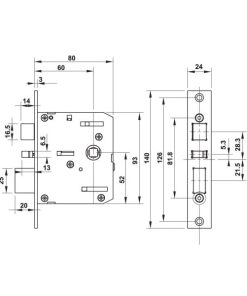 Khóa điện tử vân tay Hafele DL7100 912.05.498 - 21
