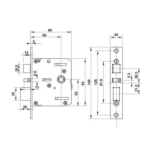 Khóa điện tử vân tay Hafele DL7100 912.05.498 - 5