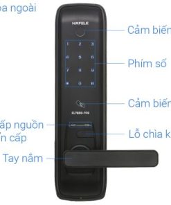 Khóa điện tử vân tay EL7800 TCS Hafele 912.05.763 - 25