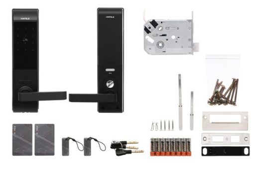Khóa điện tử Hafele EL7900-TCB màu đen thân nhỏ 912.05.640 - 11