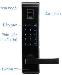 Khóa điện tử vân tay Hafele EL9000-TCS Màu đen 912.05.378 - 30 Khóa điện tử vân tay Hafele EL9000-TCS Màu đen 912.05.378 - 29