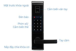 Khóa điện tử vân tay Hafele EL9000-TCS Màu đen 912.05.378 - 29