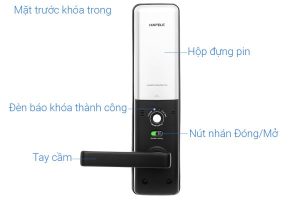 Khóa điện tử vân tay Hafele EL9000-TCS Màu đen 912.05.378 - 31