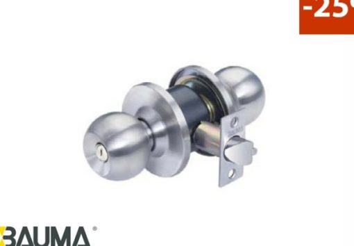 Khoá tay nắm tròn cửa vệ sinh BAUMA 911.83.923 - 1