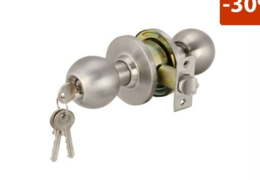 Khóa tay nắm tròn Hafele – loại lớn 911.64.266 - 1