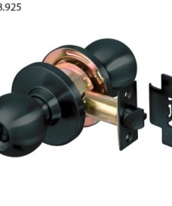 Khóa tay tròn Hafele màu đen mờ 911.78.925