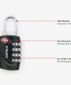 Ổ khoá số du lịch DIY Häfele 482.09.006 - 10 Ổ khoá số du lịch DIY Häfele 482.09.006 - 9