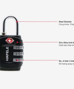 Ổ khoá số du lịch DIY Häfele 482.09.011 - 10 Ổ khoá số du lịch DIY Häfele 482.09.011 - 9